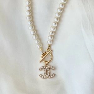Repurposed Authentic Chanel Pearl Choker